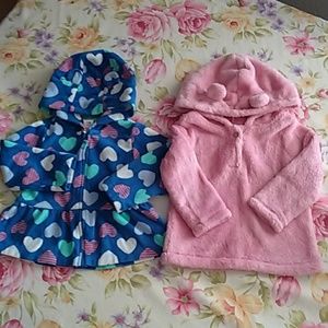 Carter's Girls 18 month Fleece/Velour Jacket